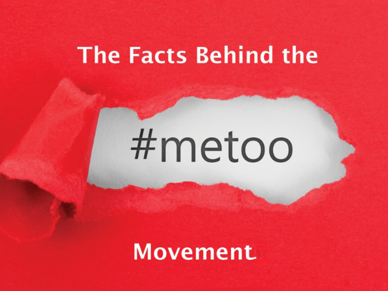 red paper gets peeled back to reveal "#metoo"