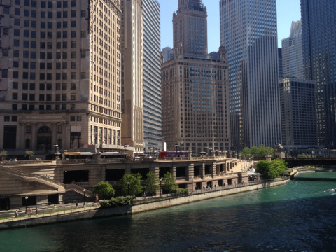 Being in beautiful downtown Chicago is a definite perk!