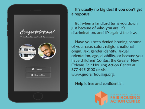 GNO Fair Housing Action Center ad