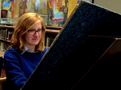 Doing a bit of heavy reading in the Lerdo Library