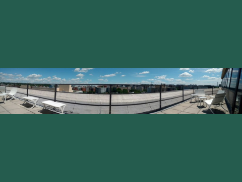 This is my view of the city when I take my lunch break. If you look closely, the Washington Monument is in the right-hand corner.