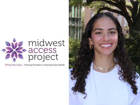 Zoraya Rodriguez Mowzoun and Midwest Acess Project logo