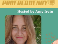 ProFrequency Podcast Logo and Host Amy Irvin