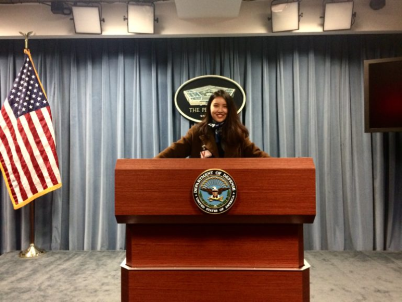 Carolyn at pentagon