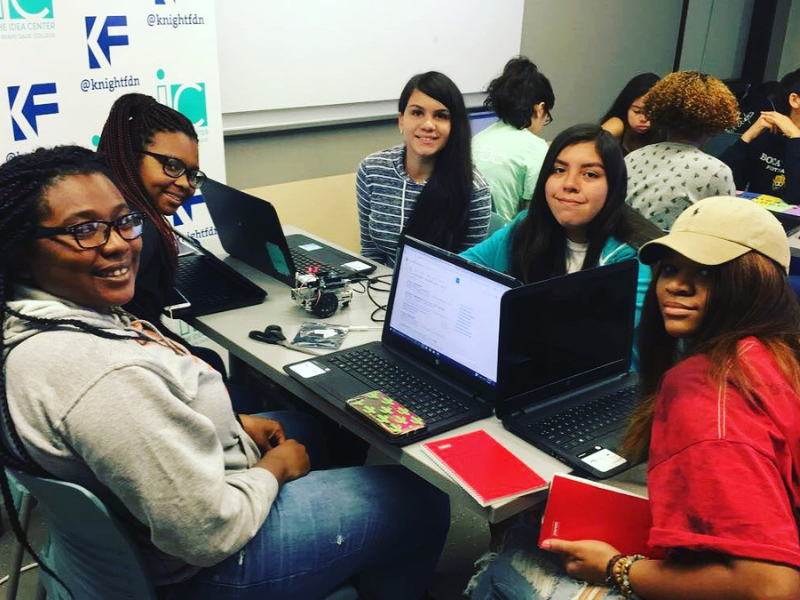 students at Girls Who Code