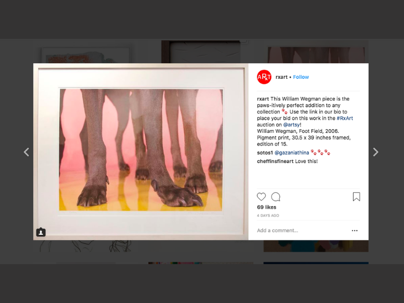 Magazzino Italian Art Museum promotion on instagram