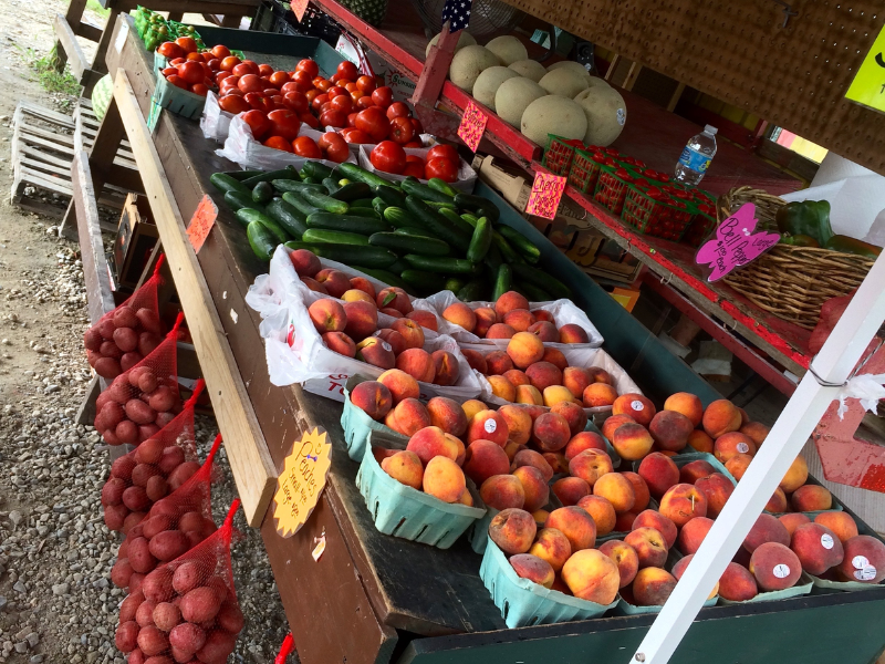 produce stand in Louisiana