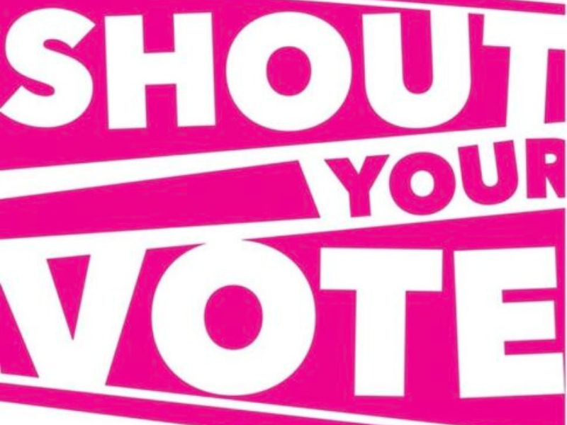 shout your vote logo