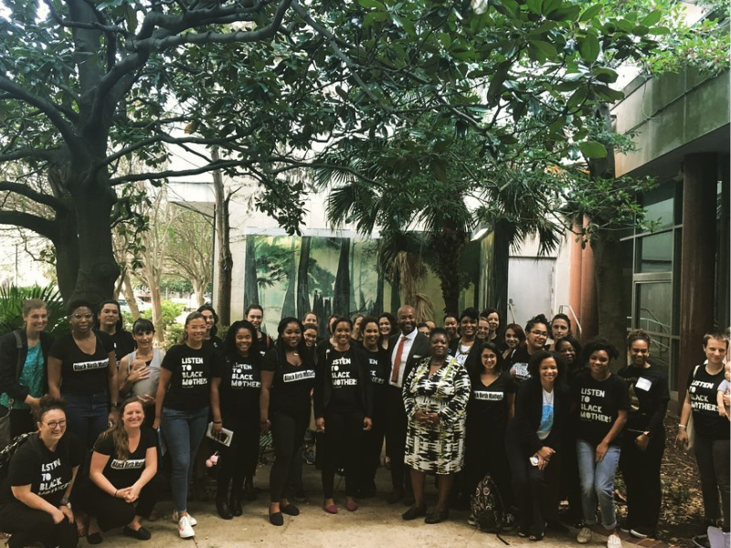 NOLA Maternal Child Health attending and presenting at the New Orleans City Council in 2019